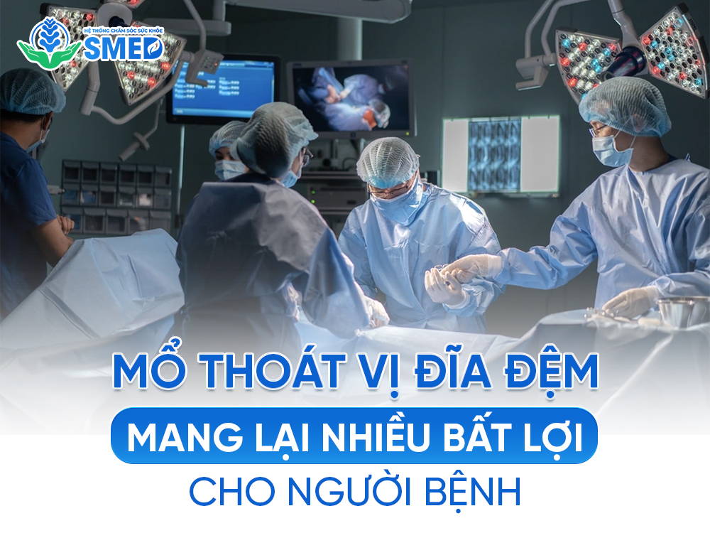 Người bệnh cần nắm rõ ưu điểm và nhược điểm của mổ thoát vị 