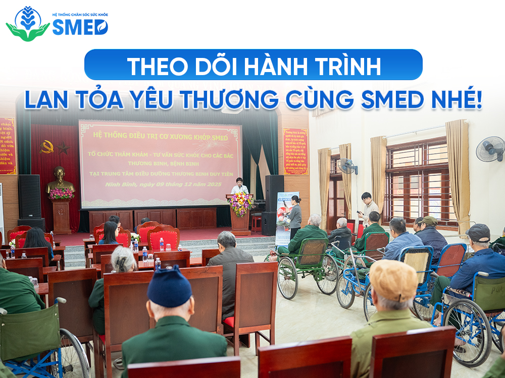 Mọi người nhớ theo dõi hành trình vì cộng đồng của SMED nhé 