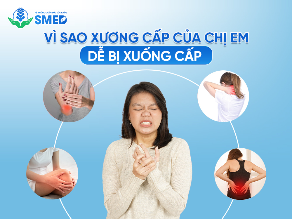 Thói quen xấu làm hại xương khớp của chị em khiến xương khớp xuống cấp nhanh 