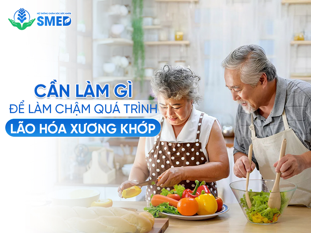 Các việc nên làm để làm chậm quá trình lão hóa xương khớp 