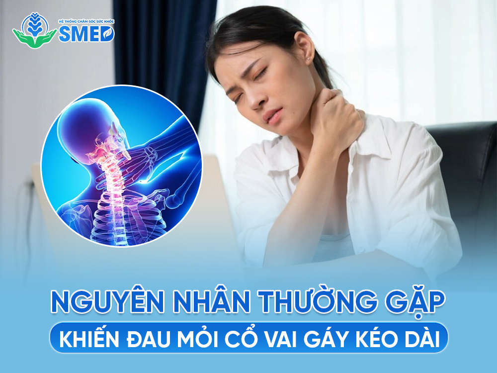 Nguyên nhân thường gặp khiến người bị đau mỏi cổ vai gáy dai dẳng 