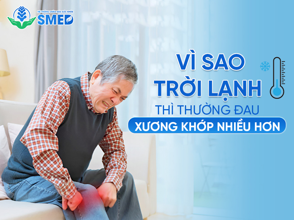 Vì sao người già thường bị đau xương khớp nhiều hơn khi đến trời lạnh 