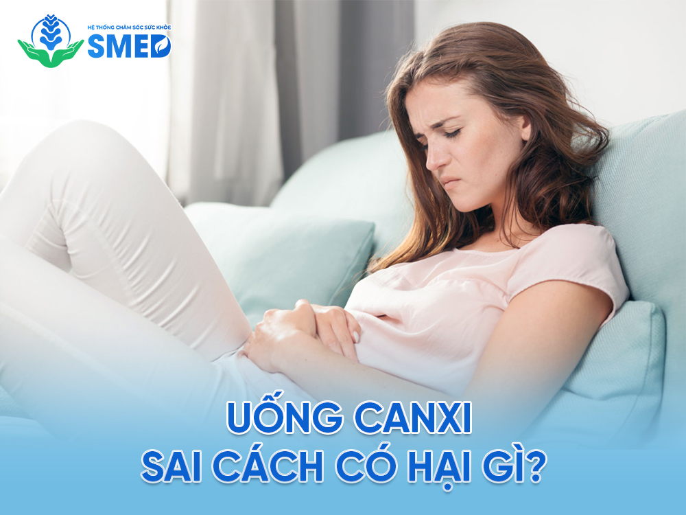 Tác hại của việc uống canxi sai cách 
