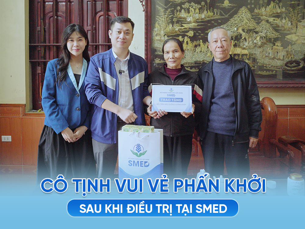 Cô Tịnh đã cải thiện hoàn toàn đến 90% sau khi điều trị tại SMED